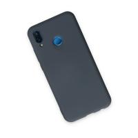 Newface Huawei P20 Lite Kılıf Nano içi Kadife Silikon - Gri