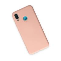 Newface Huawei P20 Lite Kılıf Nano içi Kadife Silikon - Pudra