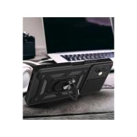Newface İnfinix Hot 40 Pro Kılıf Pars Lens Yüzüklü Silikon - Yeşil