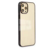 Newface iPhone 12 Pro Max Kılıf Element Silikon - Siyah