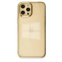 Newface iPhone 12 Pro Max Kılıf Element Silikon - Gold