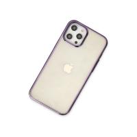 Newface iPhone 12 Pro Max Kılıf Element Silikon - Mor