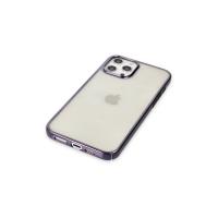 Newface iPhone 12 Pro Max Kılıf Element Silikon - Mor