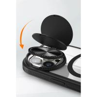 Newface iPhone 15 Pro Max Kılıf Teleskop Lens Magsafe Silikon Kapak - Titan Gri