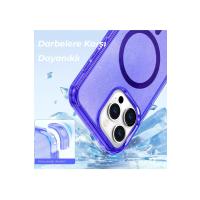 Newface iPhone 14 Pro Kılıf Star Magsafe Kapak - Şeffaf