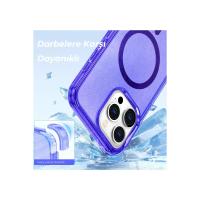 Newface iPhone 15 Pro Kılıf Star Magsafe Kapak - Şeffaf