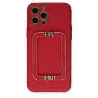 Newface iPhone 12 Pro Kılıf Coco Elit Kapak - Kırmızı