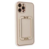 Newface iPhone 12 Pro Kılıf Coco Elit Kapak - Gold