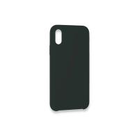 Newface iPhone XS Max Kılıf Lansman Legant Silikon - Koyu Yeşil