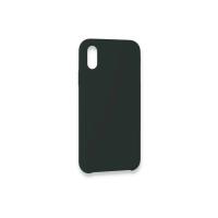 Newface iPhone XS Max Kılıf Lansman Legant Silikon - Koyu Yeşil