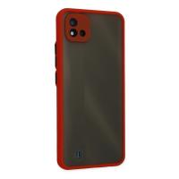 Newface Realme C11 2021 Kılıf Montreal Silikon Kapak - Kırmızı