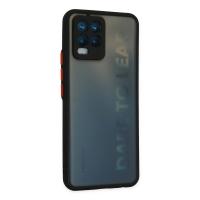 Newface Realme 8 Kılıf Montreal Silikon Kapak - Siyah