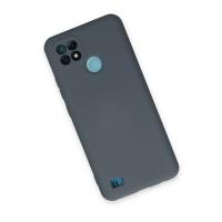 Newface Realme C21 Kılıf Nano içi Kadife Silikon - Gri