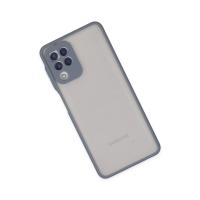 Newface Samsung Galaxy A22 Kılıf Montreal Silikon Kapak - Gri