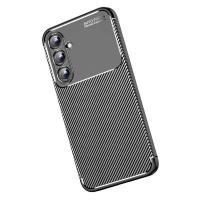 Newface Samsung Galaxy A15 4G Kılıf Auto Focus Karbon Kapak - Siyah