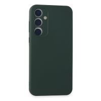 Newface Samsung Galaxy A35 5G Kılıf First Silikon - Koyu Yeşil