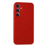 Newface Samsung Galaxy A55 5G Kılıf First Silikon - Kırmızı