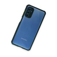 Newface Samsung Galaxy M52 5G Kılıf Miami Şeffaf Silikon - Koyu Yeşil