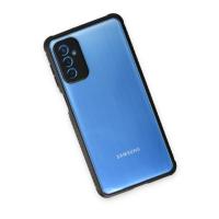 Newface Samsung Galaxy M52 5G Kılıf Miami Şeffaf Silikon - Siyah