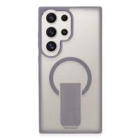 Newface Samsung Galaxy S23 Ultra Tork Magsafe Standlı Kapak - Lila