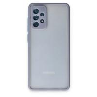 Newface Samsung Galaxy A72 Kılıf Montreal Silikon Kapak - Gri