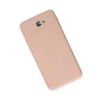 Newface Samsung Galaxy J7 Prime Kılıf Nano içi Kadife Silikon - Pudra