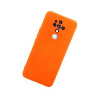 Newface Tecno Camon 16 Kılıf Nano içi Kadife Silikon - Turuncu