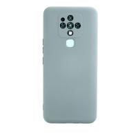 Newface Tecno Camon 16 Kılıf Nano içi Kadife Silikon - Buz Mavisi