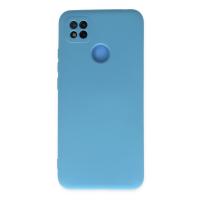 Newface Xiaomi Redmi 9C Kılıf Nano içi Kadife Silikon - Mavi