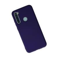 Newface Xiaomi Redmi Note 8 Kılıf Nano içi Kadife Silikon - Mor