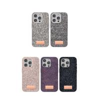 Onegif iPhone 15 Pro Bright Simli Kapak - Gold