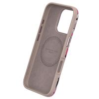 Onegif iPhone 16 Flower Series Magsafe Kapak - Beyaz