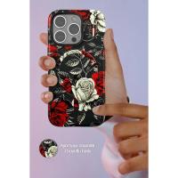 Onegif iPhone 16 Flower Series Magsafe Kapak - Mavi