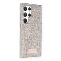 Onegif Samsung Galaxy A34 5G Bright Simli Kapak - Pembe