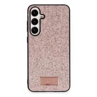 Onegif Samsung Galaxy A34 5G Bright Simli Kapak - Pembe