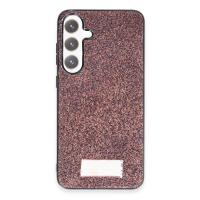 Onegif Samsung Galaxy A34 5G Bright Simli Kapak - Derin Mor