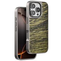 Venco iPhone 16 Pro Wave Kapak - Koyu Kahve