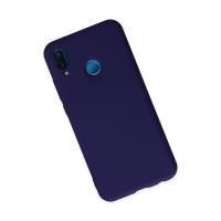 Newface Huawei P20 Lite Kılıf Nano içi Kadife Silikon - Mor