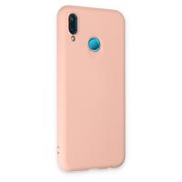 Newface Huawei P20 Lite Kılıf Nano içi Kadife Silikon - Pudra