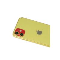 Newface iPhone 11 Rainbow Kamera Lens Koruma Cam - Kırmızı