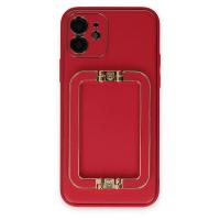 Newface iPhone 12 Kılıf Coco Elit Kapak - Kırmızı