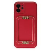 Newface iPhone 12 Kılıf Coco Elit Kapak - Kırmızı