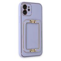 Newface iPhone 12 Kılıf Coco Elit Kapak - Lila