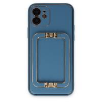 Newface iPhone 12 Kılıf Coco Elit Kapak - Mavi