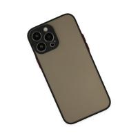 Newface iPhone 13 Pro Kılıf Montreal Silikon Kapak - Siyah
