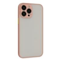 Newface iPhone 13 Pro Kılıf Montreal Silikon Kapak - Pembe