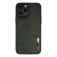 Newface iPhone 13 Pro Kılıf Loop Deri Silikon - Yeşil