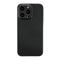 Newface iPhone 13 Pro Kılıf Karbon PP Silikon - Siyah