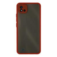 Newface Realme C11 2021 Kılıf Montreal Silikon Kapak - Kırmızı