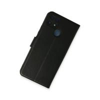 Newface Realme C25 Kılıf Trend S Plus Kapaklı Kılıf - Siyah